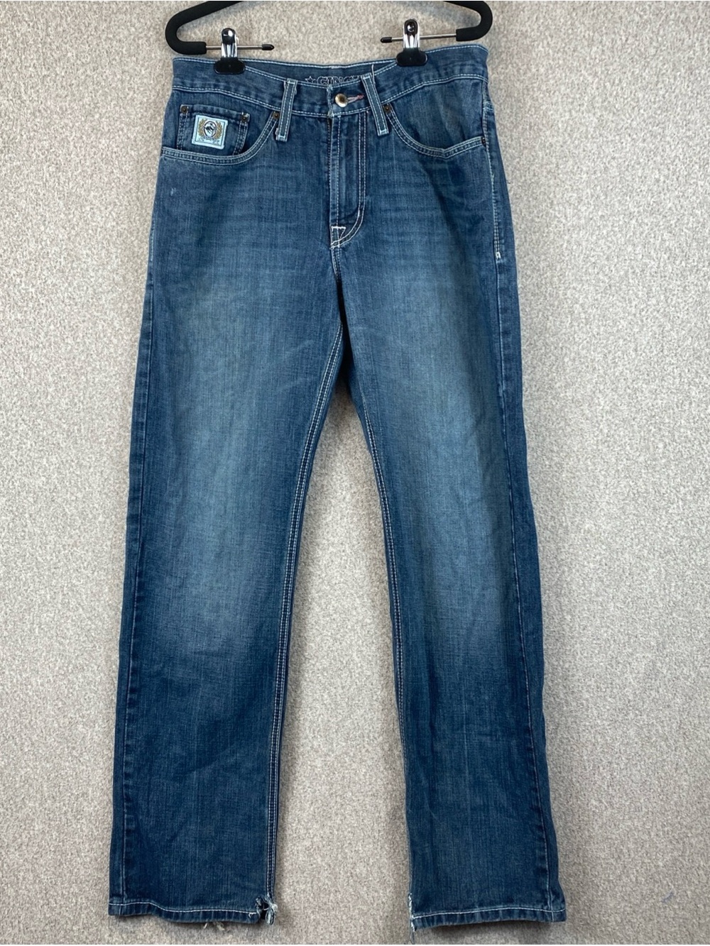 Cinch White Label Jeans Mens 30x32 Relaxed Fit Straight Western Denim Cowboy